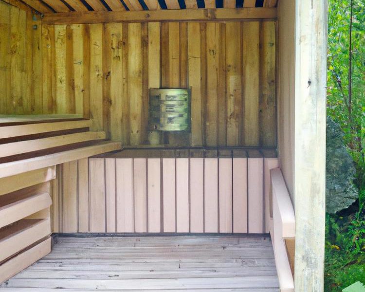 sauna na tarasie