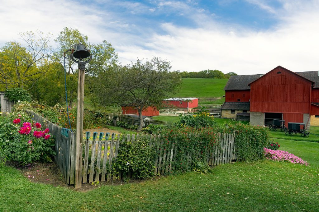 Ogród w stylu wiejskim